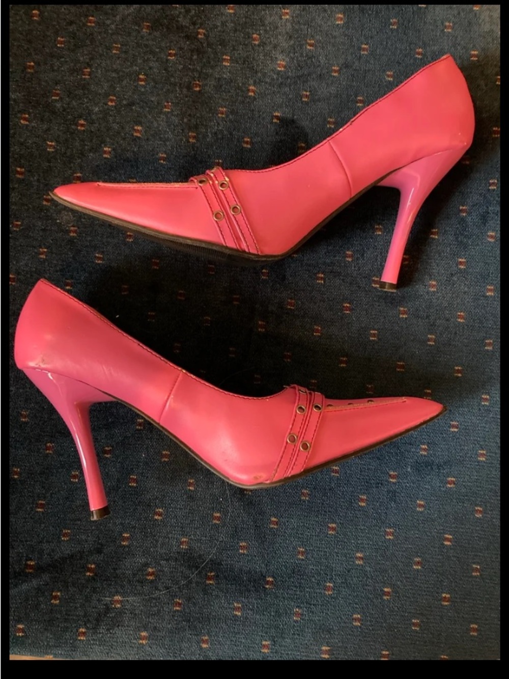 Paprika Pink High Heels Size 8